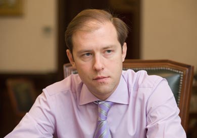 وزير الصناعة الروسي دينيس مانتوروف